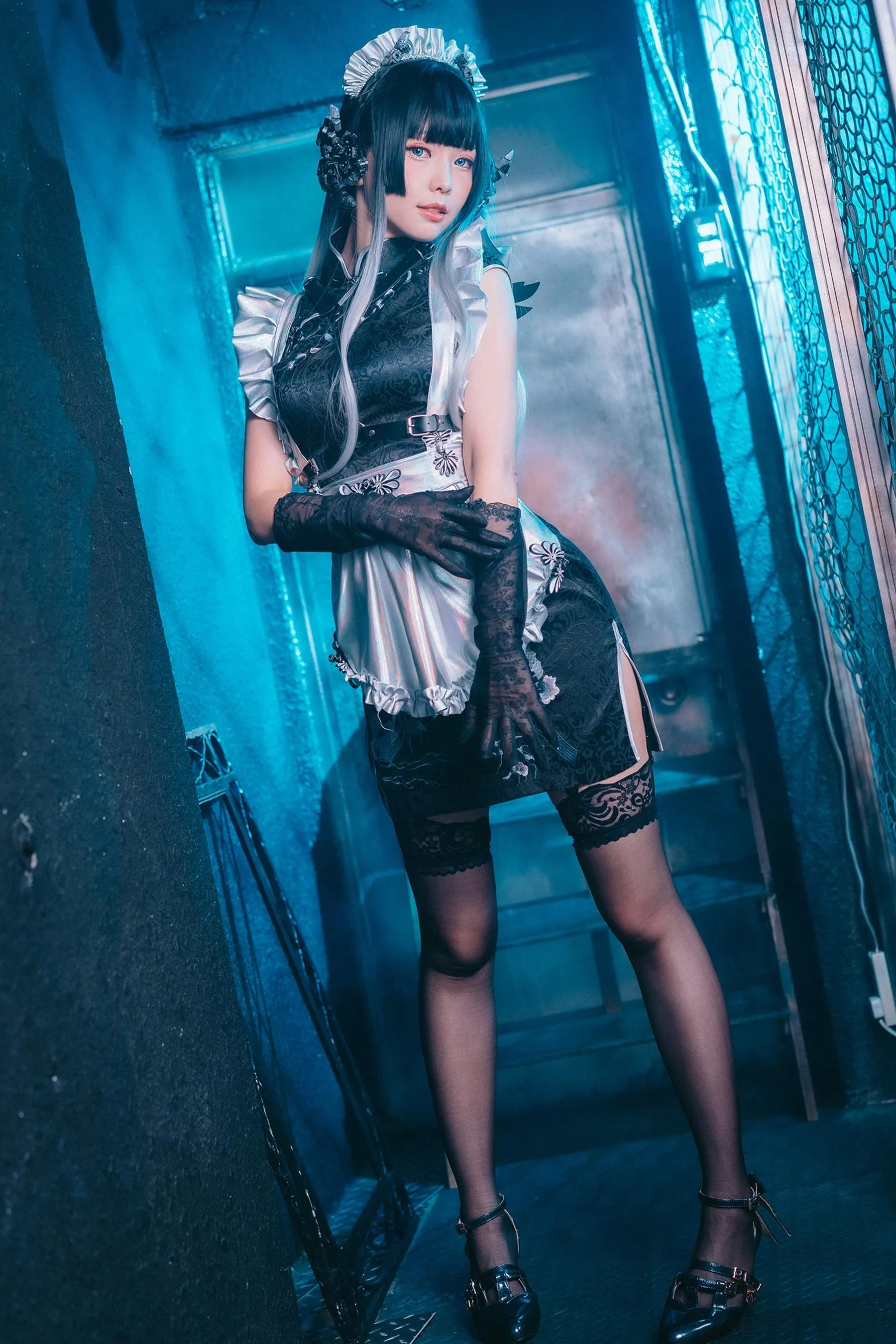 ElyEE子 – NO.117 賽博女僕 Melanite黑榴石 [31P]插图7